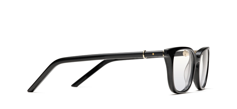 RMNYC 1005 in black with shiny gold hinge 10gh
