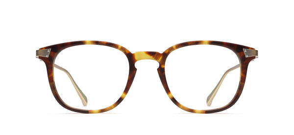 RMNYC 885 in matte mottled tortoise / antique gold 358m